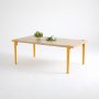 HANAH HOME Sto za kafu Fonissa Wooden Yellow - slika 2