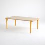HANAH HOME Sto za kafu Fonissa Wooden Yellow - slika 3