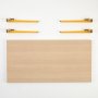 HANAH HOME Sto za kafu Fonissa Wooden Yellow - slika 4