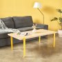 HANAH HOME Sto za kafu Fonissa Wooden Yellow - slika 1