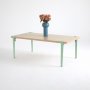 HANAH HOME Sto za kafu Fonissa Wooden Mint Green - slika 2