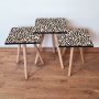 HANAH HOME Set 3 stočića 3Shp152 Black - slika 1
