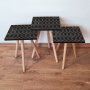 HANAH HOME Set 3 stočića 3Shp154 Black - slika 1