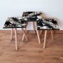 HANAH HOME Set 3 stočića 3Shp159 Black - slika 1