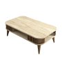 HANAH HOME Sto za kafu Eylul Travertine - slika 4