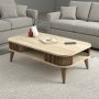 HANAH HOME Sto za kafu Eylul Travertine - slika 1