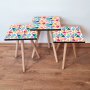 HANAH HOME Set 3 stočića 3Shp16 Multicolor - slika 1