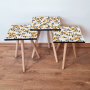 HANAH HOME Set 3 stočića 3Shp158 White - slika 1