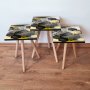 HANAH HOME Set 3 stočića 3Shp162 Black - slika 1