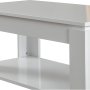HANAH HOME Sto za kafu Shelf Shiny White - slika 4