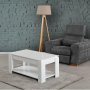 HANAH HOME Sto za kafu Shelf Shiny White - slika 2
