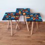 HANAH HOME Set 3 stočića 3Shp166 Multicolor - slika 1