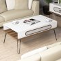 HANAH HOME Sto za kafu Ekol White - slika 1