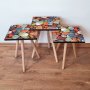 HANAH HOME Set 3 stočića 3Shp17 Multicolor - slika 1
