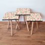 HANAH HOME Set 3 stočića 3Shp170 Multicolor - slika 1