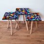 HANAH HOME Set 3 stočića 3Shp18 Multicolor - slika 1