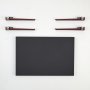 HANAH HOME Sto za kafu Neda Anthracite Burgundy - slika 4
