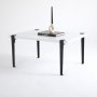 HANAH HOME Sto za kafu Neda White Black - slika 2