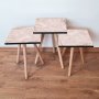 HANAH HOME Set 3 stočića 3Shp187 Beige - slika 1