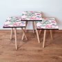 HANAH HOME Set 3 stočića 3Shp191 Multicolor - slika 1