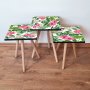HANAH HOME Set 3 stočića 3Shp192 Pink - slika 1