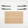 HANAH HOME Sto za kafu Neda Wooden Black - slika 4