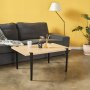 HANAH HOME Sto za kafu Neda Wooden Black - slika 1