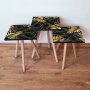 HANAH HOME Set 3 stočića 3Shp194 Black - slika 1