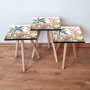 HANAH HOME Set 3 stočića 3Shp198 White - slika 1