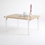 HANAH HOME Sto za kafu Neda Wooden White - slika 2