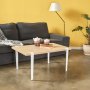 HANAH HOME Sto za kafu Neda Wooden White - slika 1