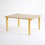 HANAH HOME Sto za kafu Neda Wooden Yellow - slika 3