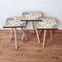 HANAH HOME Set 3 stočića 3Shp212 Multicolor - slika 1