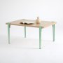 HANAH HOME Sto za kafu Neda Wooden Mint Green - slika 2
