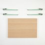 HANAH HOME Sto za kafu Neda Wooden Mint Green - slika 4