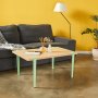 HANAH HOME Sto za kafu Neda Wooden Mint Green - slika 1