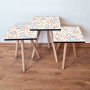 HANAH HOME Set 3 stočića 3Shp216 Multicolor - slika 1