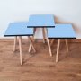 HANAH HOME Set 3 stočića 3Shp220 Blue - slika 1