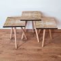 HANAH HOME Set 3 stočića 3Shp223 Beige - slika 1