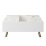 HANAH HOME Sto za kafu Frida White - slika 2