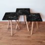 HANAH HOME Set 3 stočića 3Shp232 Black - slika 1