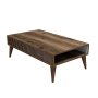 HANAH HOME Sto za kafu Milan Walnut - slika 3