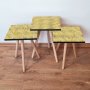 HANAH HOME Set 3 stočića 3Shp239 Yellow - slika 1