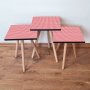 HANAH HOME Set 3 stočića 3Shp241 Red - slika 1
