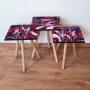 HANAH HOME Set 3 stočića 3Shp249 Multicolor - slika 1