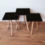 HANAH HOME Set 3 stočića 3Shp250 Black - slika 1