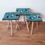 HANAH HOME Set 3 stočića 3Shp256 Multicolor - slika 1