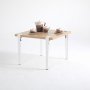 HANAH HOME Sto za kafu Halicheron Wooden White - slika 2