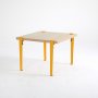 HANAH HOME Sto za kafu Halicheron Wooden Yellow - slika 3