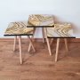 HANAH HOME Set 3 stočića 3Shp263 Beige - slika 1